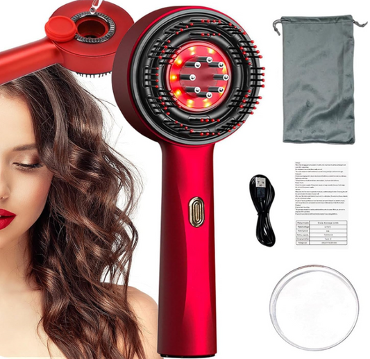 Peine eléctrico con vibración para masaje capilar NaturaVibe®
